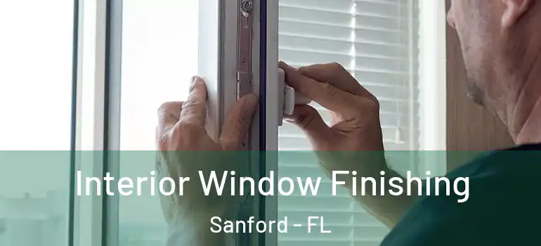  Interior Window Finishing Sanford - FL