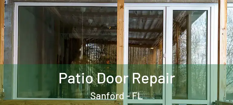  Patio Door Repair Sanford - FL