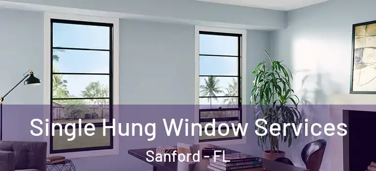  Single Hung Window Services Sanford - FL